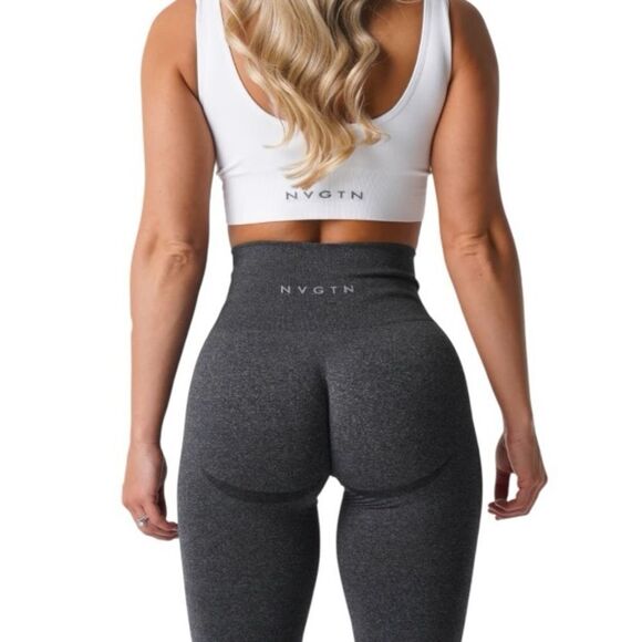 NVGTN Pants - NVGTN Black Speckled Curve Seamless Leggings, Size XS